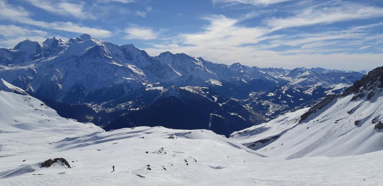 Chalet Montagne 11 P Grand Massif 100 M Telecabine Villa Morillon Buitenkant foto